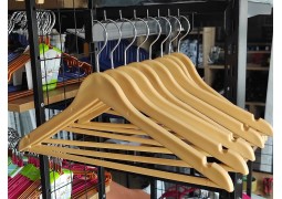 Плечики пластикові з металевим гачком 42х1см. (бежеві)